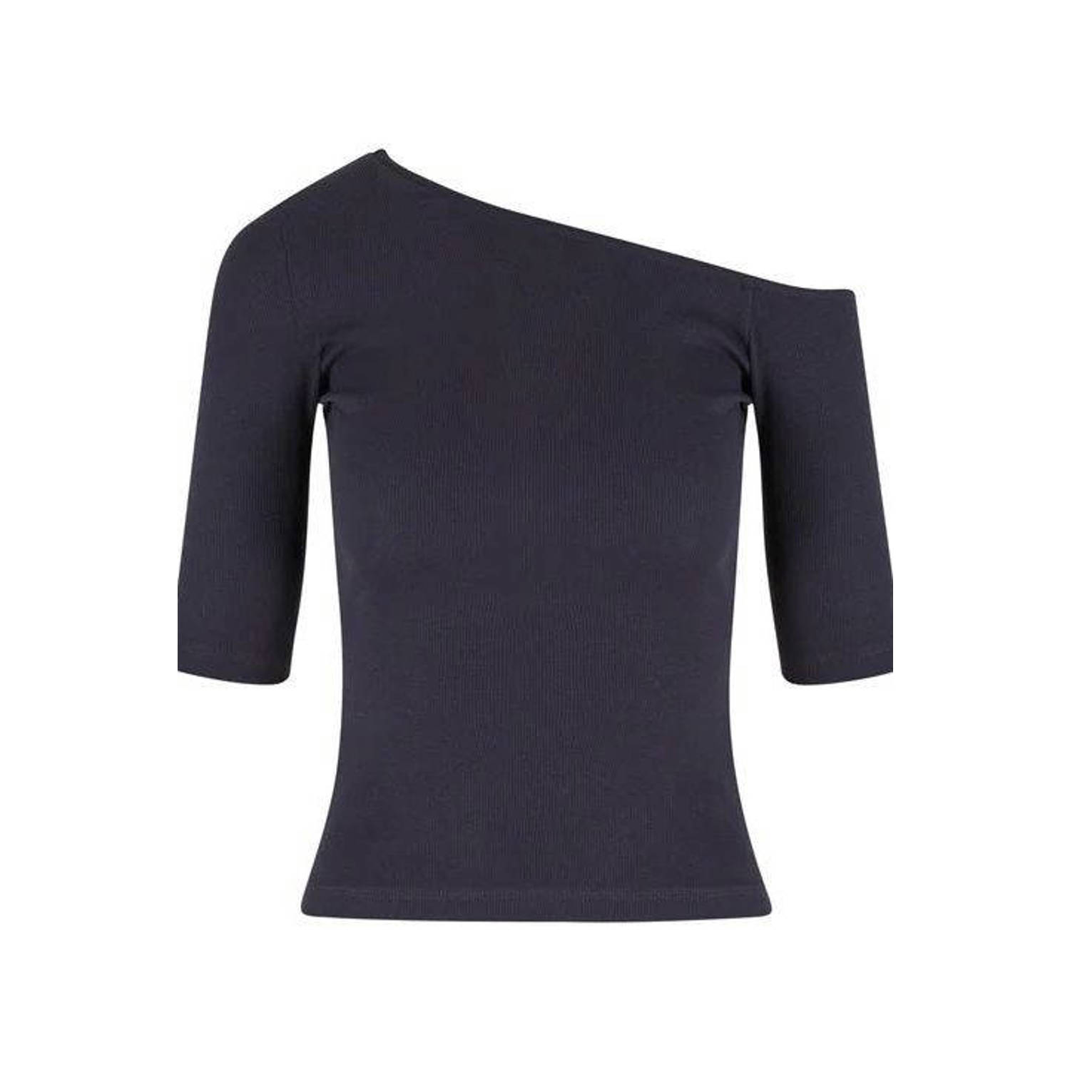 Urban Classics Curvy top blauw