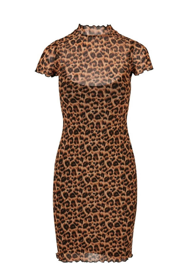 Urban Classics Curvy korte jurk bruin wehkamp - Main Image