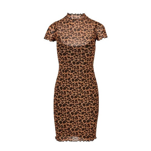 Urban Classics Curvy korte jurk bruin afbeelding