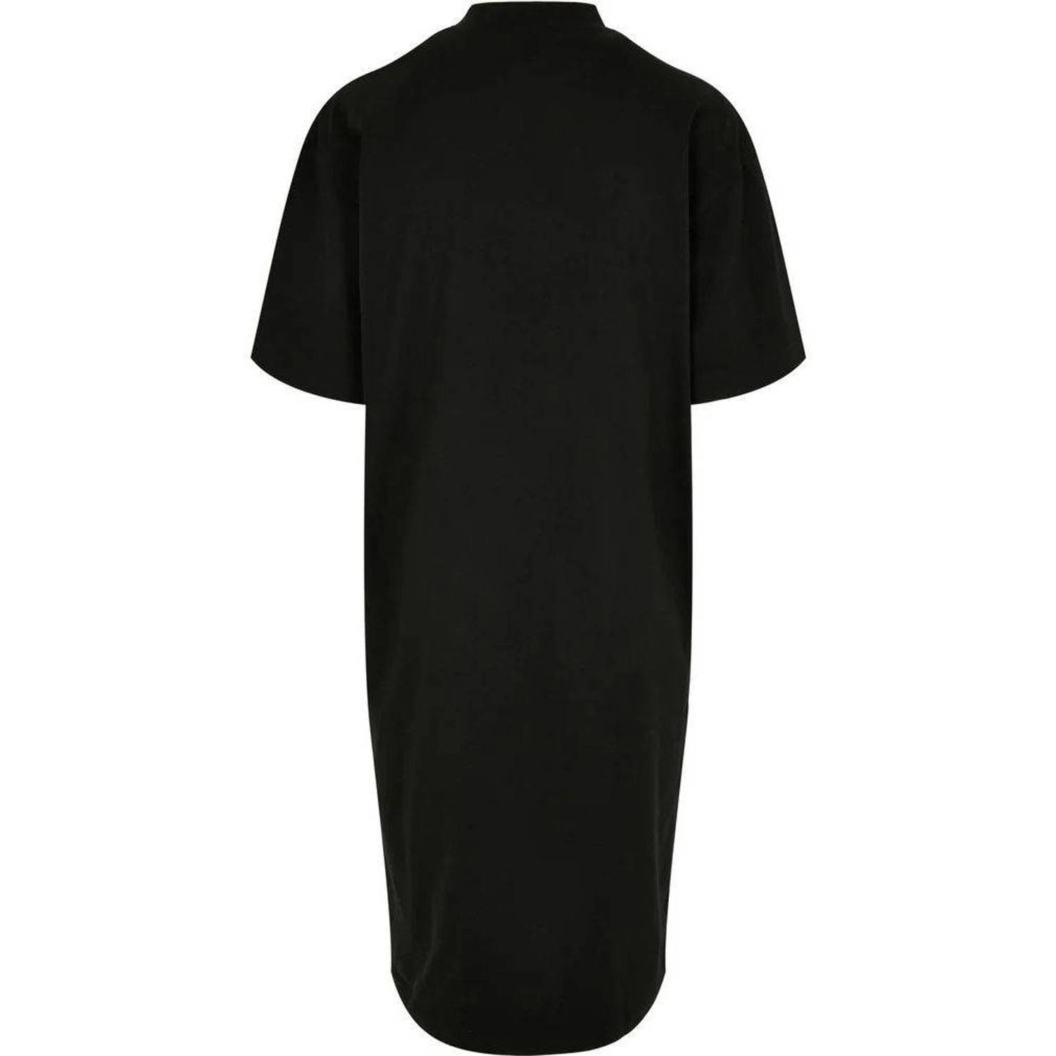 Urban Classics Curvy t-shirtjurk zwart