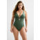 BEACHWAVE corrigerend badpak met textuur groen