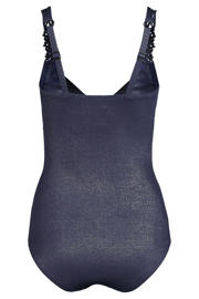 thumbnail: BEACHWAVE corrigerend badpak met lurex donkerblauw