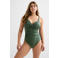 BEACHWAVE corrigerend badpak met textuur groen