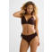 BEACHWAVE voorgevormde push-up bikinitop met textuur donkerbruin