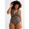 BEACHWAVE Curve corrigerend badpak beige/zwart