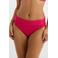 BEACHWAVE omslag bikinibroekje met textuur roze