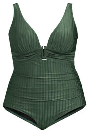 thumbnail: BEACHWAVE Curve corrigerend badpak met textuur groen