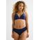 BEACHWAVE bikinibroekje met lurex en textuur donkerblauw
