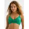 BEACHWAVE voorgevormde bikinitop met textuur groen