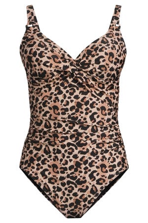corrigerend badpak beige/zwart