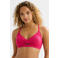 BEACHWAVE voorgevormde bikinitop met textuur roze