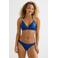 BEACHWAVE bikinibroekje met textuur kobaltblauw