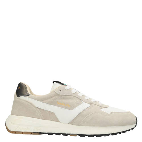Pantofola d'Oro suède sneakers taupe/wit afbeelding