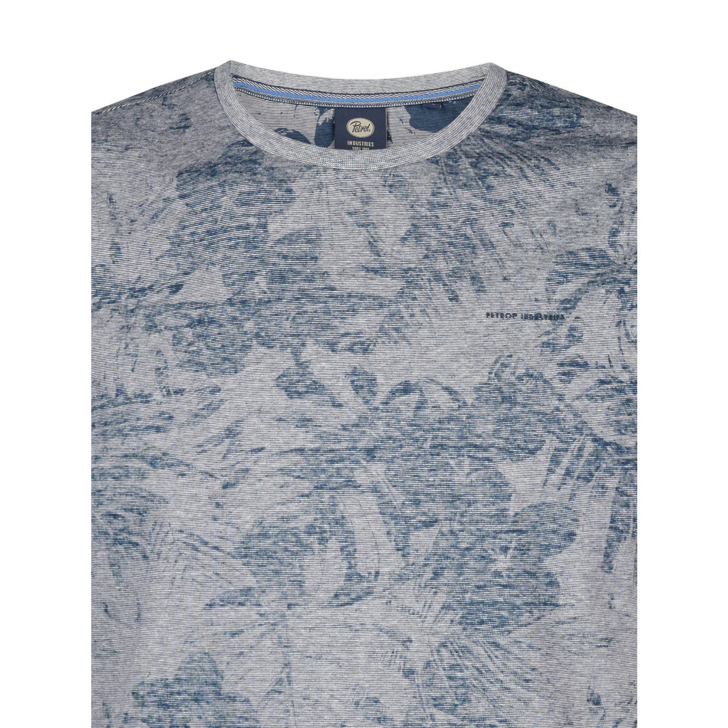 Petrol Industries T-shirt grijsblauw