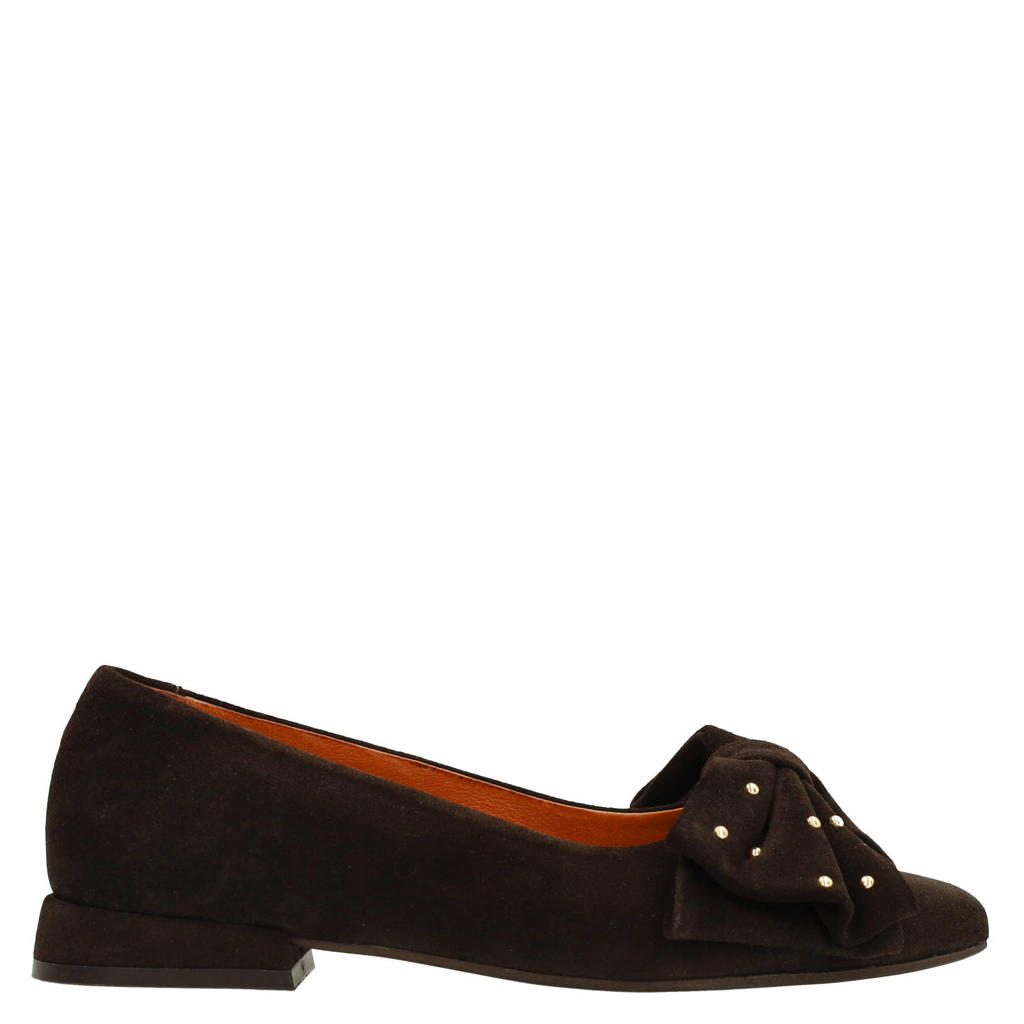 Bruine dames Manfield suède loafers