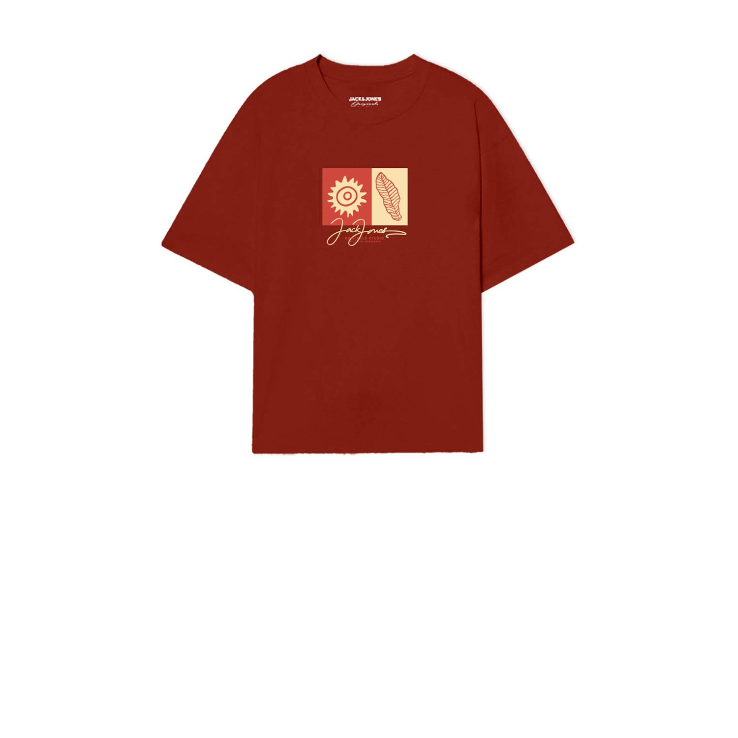JACK & JONES ORIGINALS T-shirt rood