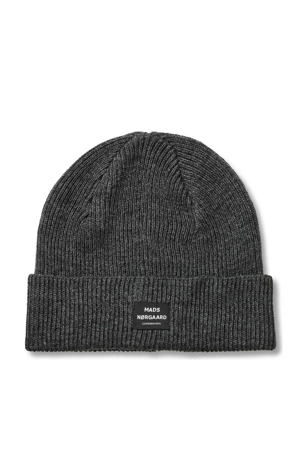 MADS NØRGAARD - COPENHAGEN muts Wool Ask antraciet