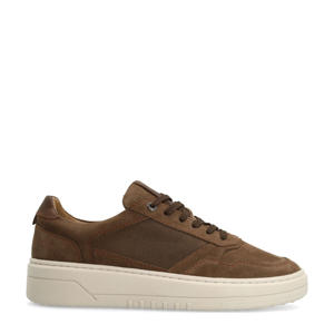 nubuck sneakers cognac