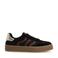 No Stress suède sneakers zwart