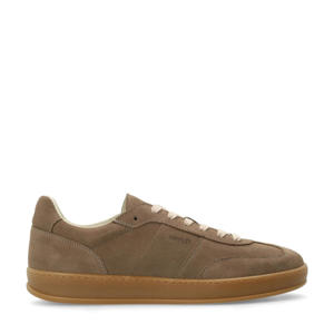 suède sneakers taupe