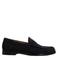 Manfield suède loafers donkerblauw