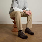 thumbnail: Manfield leren veterboots bruin
