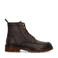 Manfield leren veterboots bruin