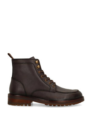 leren veterboots bruin