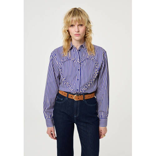 Fabienne Chapot suède riem Cut it Out Heart cognac afbeelding