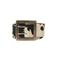 Fabienne Chapot leren riem Bold Cow met koeienprint ecru/donkerbruin