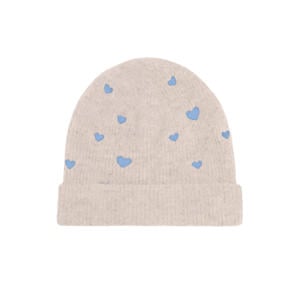 muts Lidia beige/lichtblauw