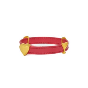 leren armband rood