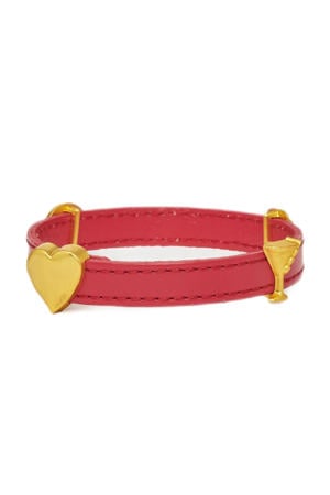 leren armband rood