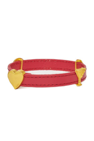 leren armband rood