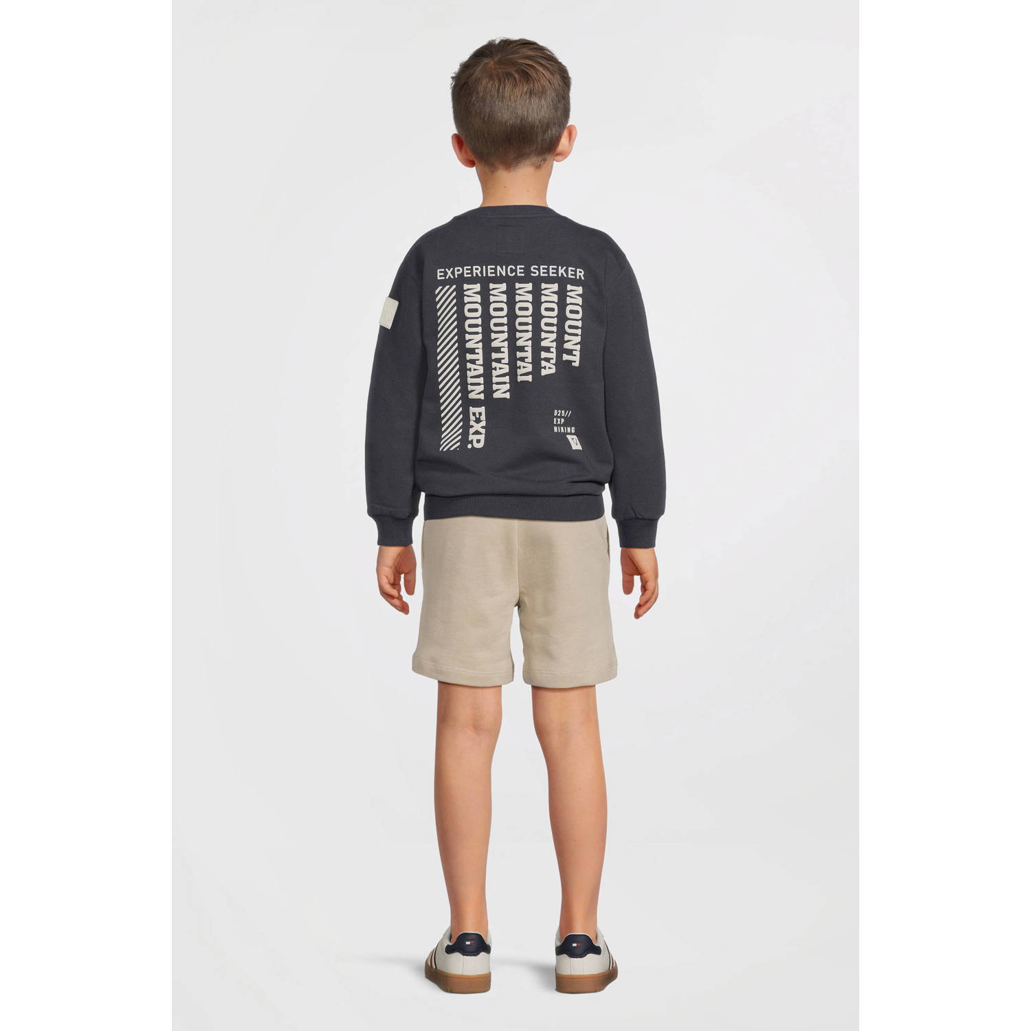 No Way Monday sweater grijs