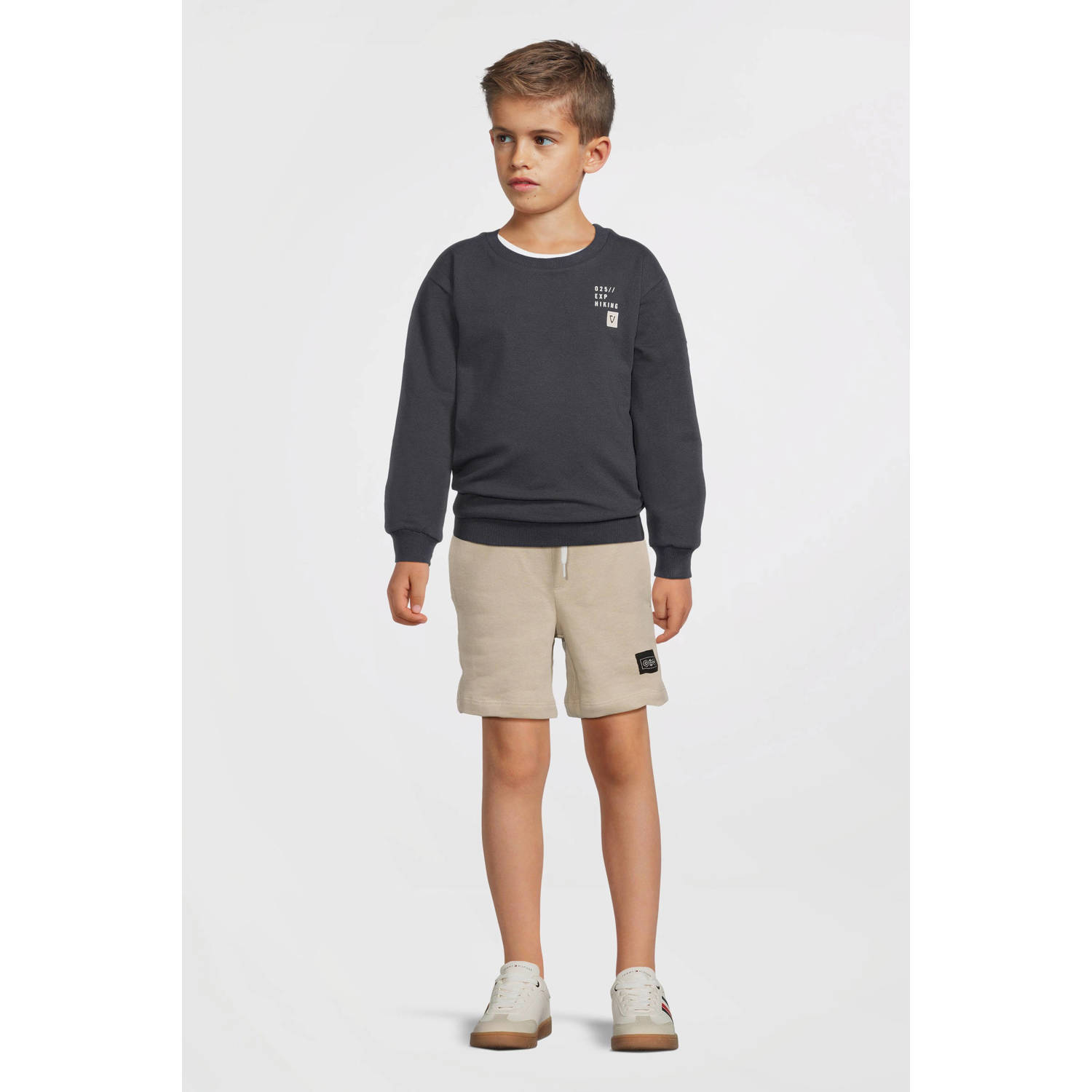 No Way Monday sweater grijs