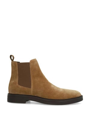 suède chelsea boots taupe