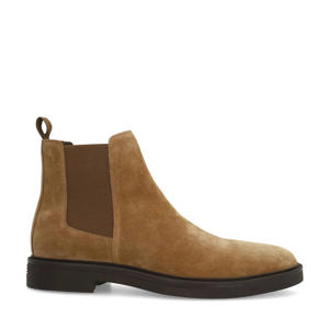 suède chelsea boots taupe