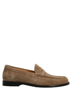 suède loafers taupe