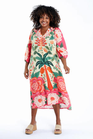 maxi jurk multi