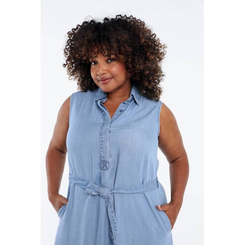 Paprika denim spijkerjurk medium blue denim afbeelding