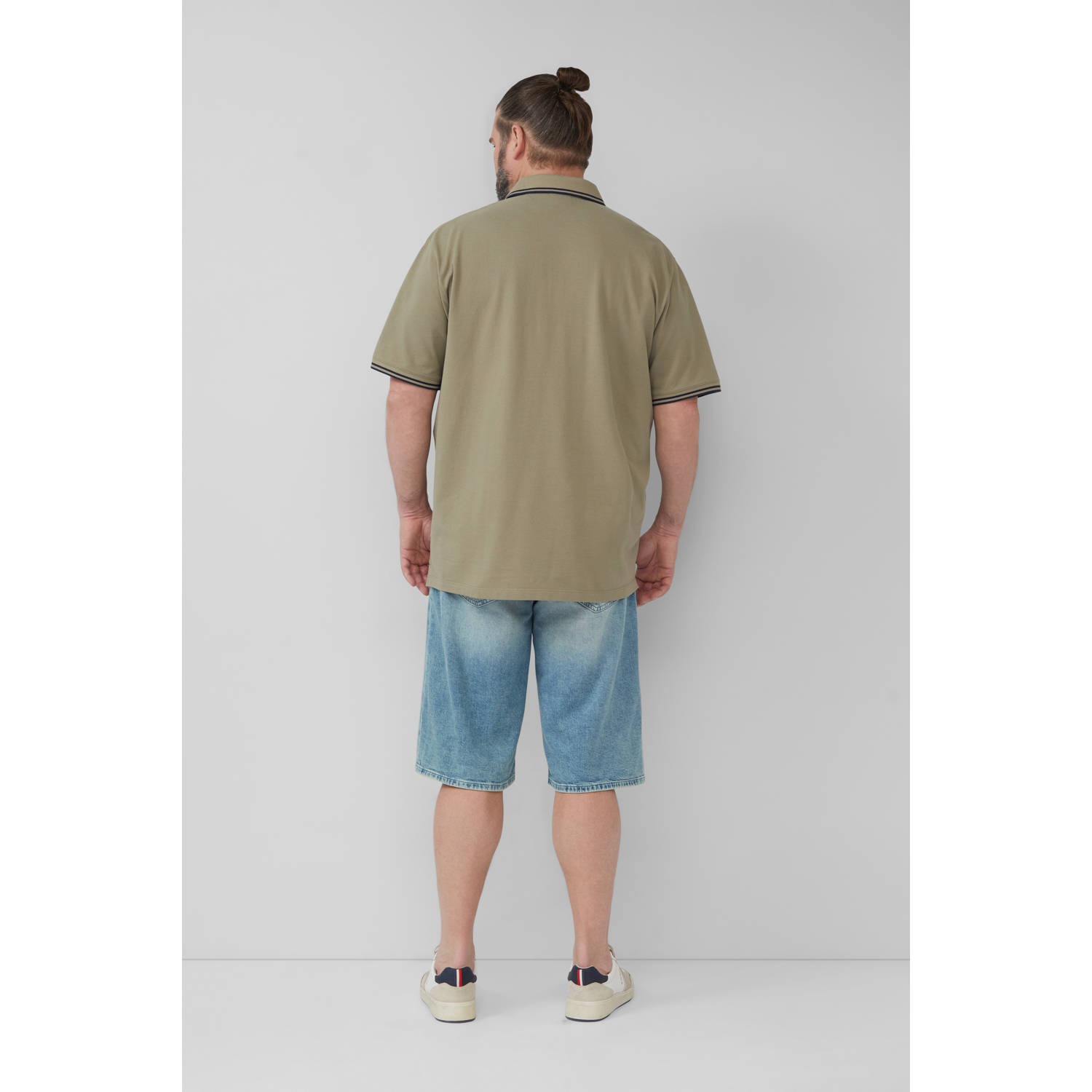 s.Oliver Big Size regular polo kaki