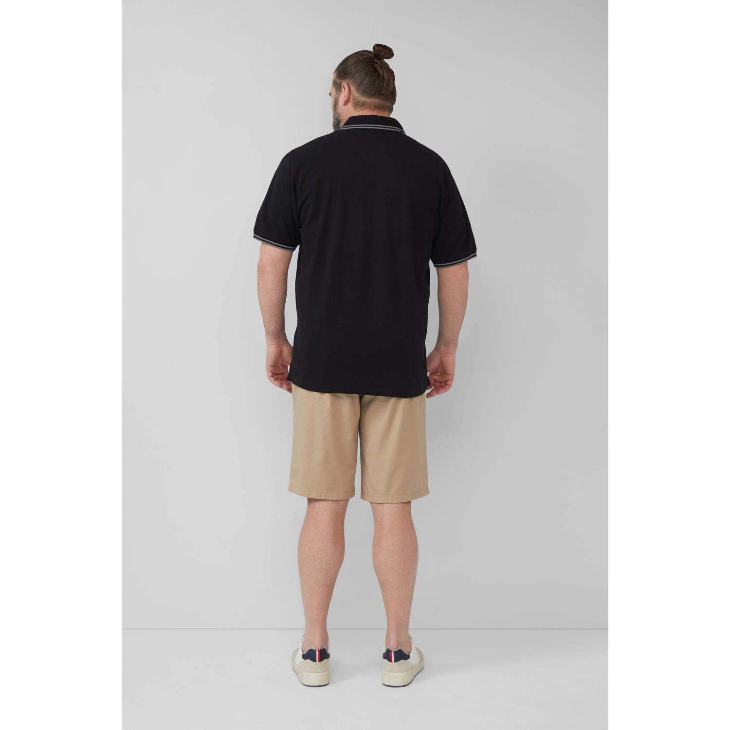 s.Oliver Big Size regular polo zwart