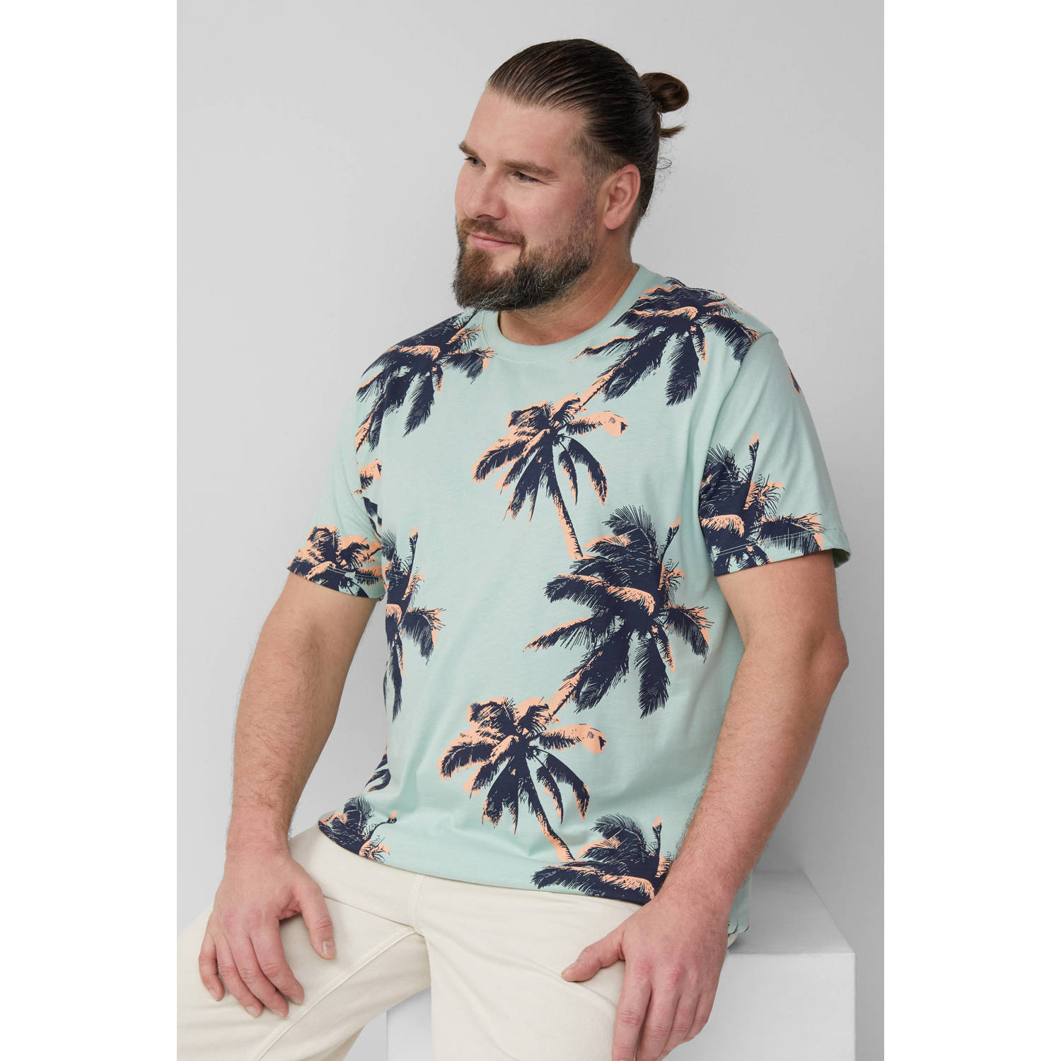 S.Oliver Big Size T-shirt turquoise