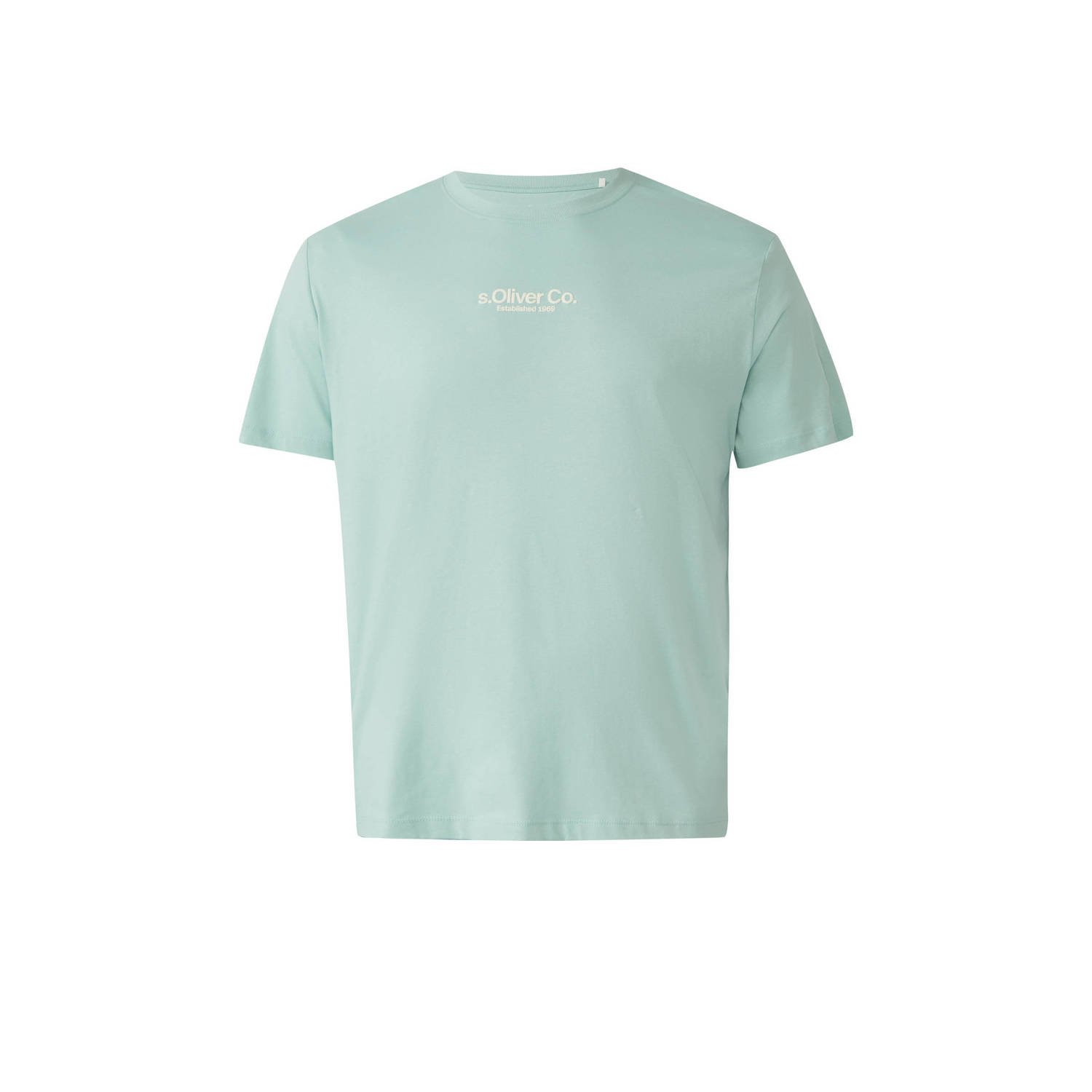 s.Oliver Big Size T-shirt mintgroen