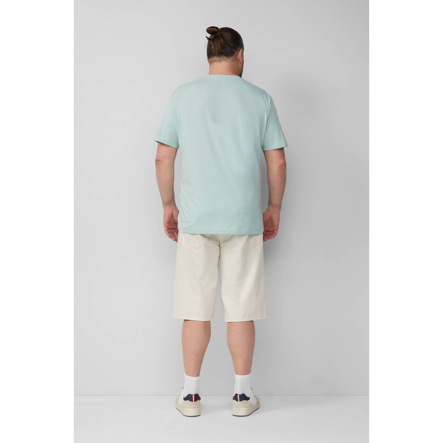 s.Oliver Big Size T-shirt mintgroen