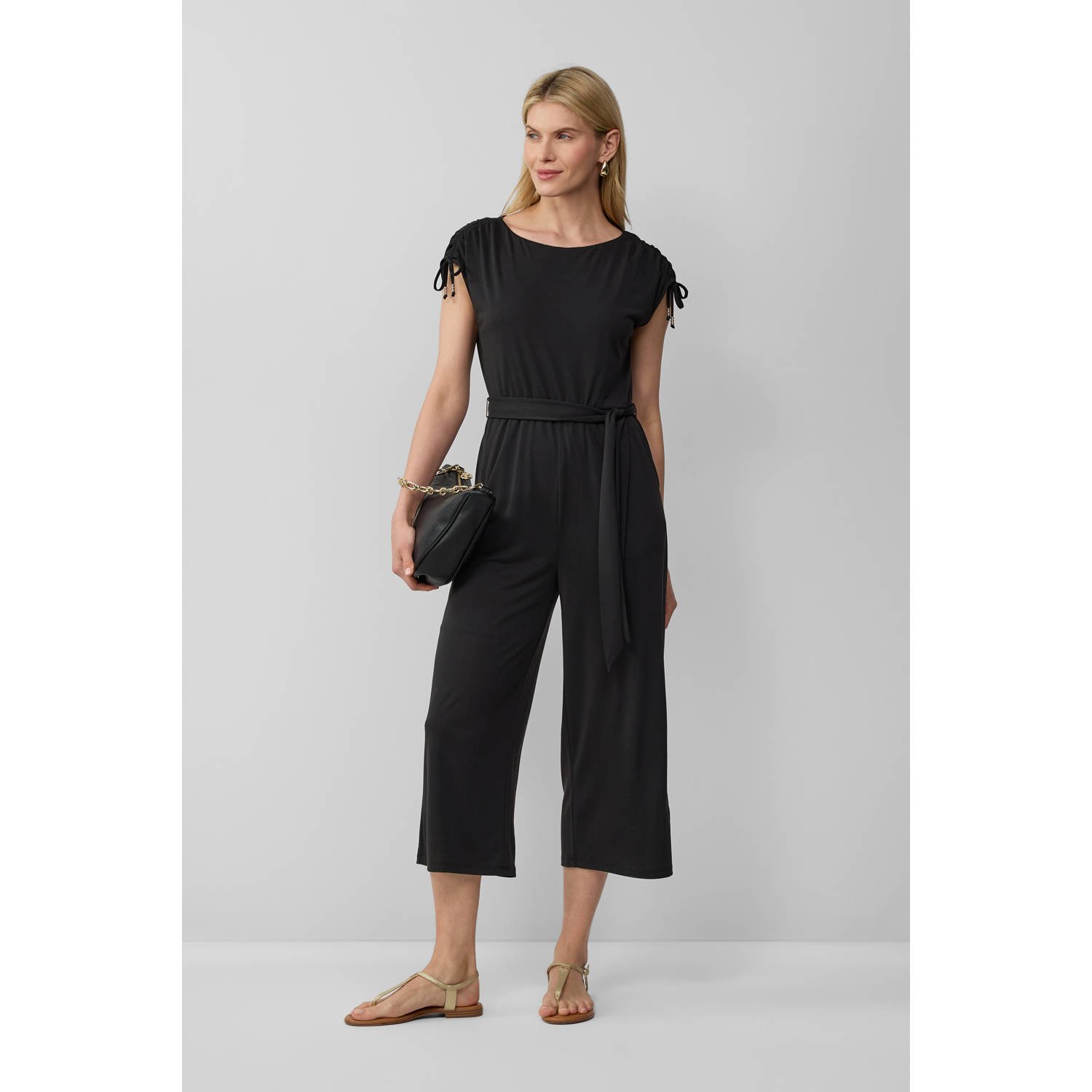 S.Oliver BLACK LABEL Regular fit jumpsuit van modalmix