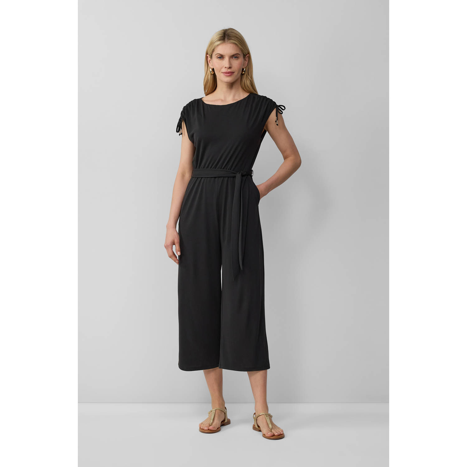 s.Oliver BLACK LABEL zwart jumpsuit