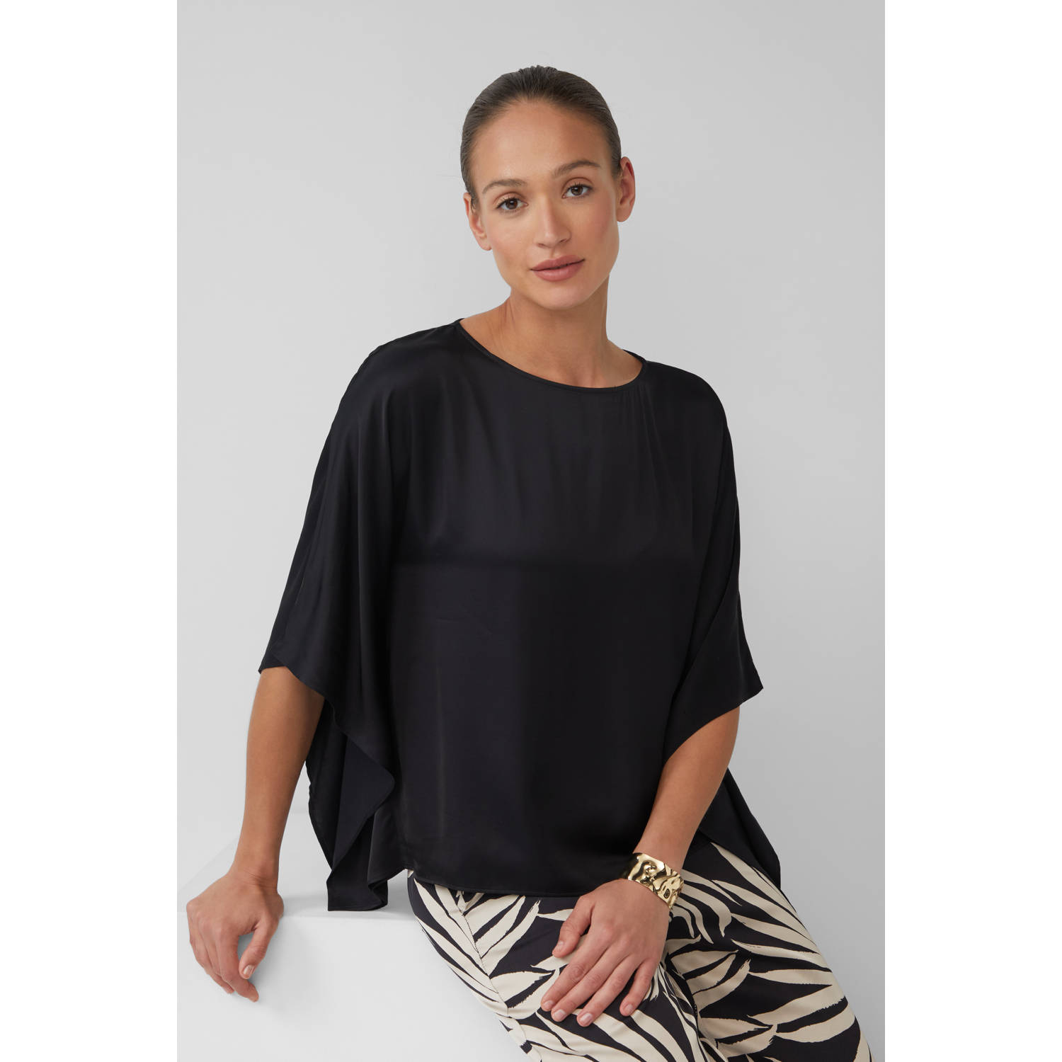 s.Oliver BLACK LABEL top zwart
