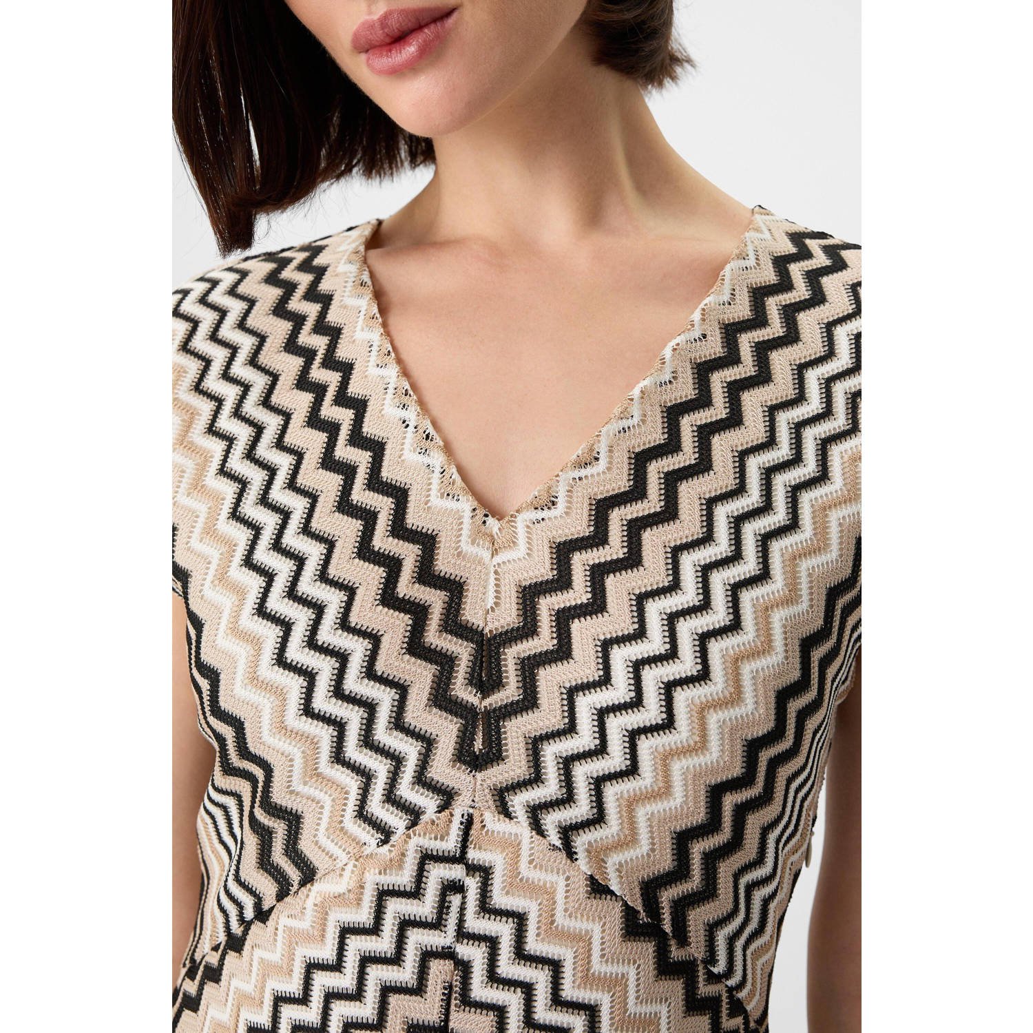 comma midi jurk multi